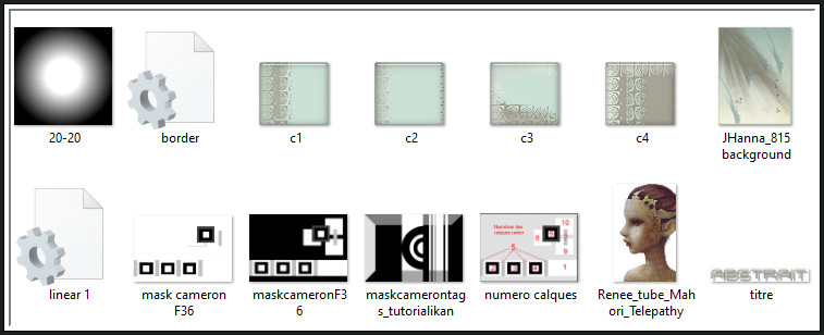 Inhoud materialen map