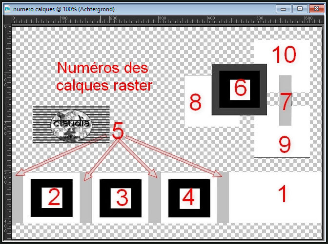 Bij de materialen zit ook nog een bestand "numero calques" :