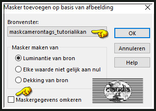 Lagen - Nieuwe maskerlaag - Uit afbeelding :
