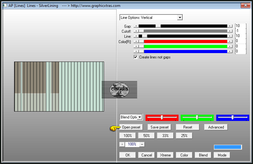 Effecten - Insteekfilters - AP [Lines] - Lines - SilverLining :