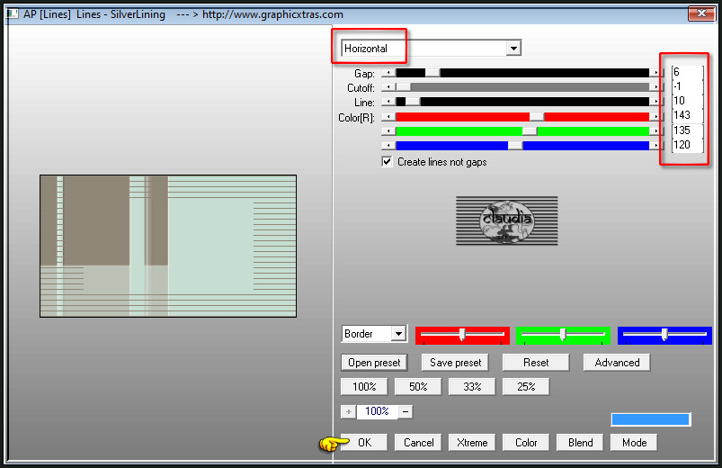 Effecten - Insteekfilters - AP [Lines] - Lines - SilverLining :