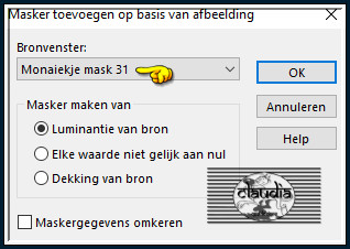 Lagen - Nieuwe maskerlaag - Uit afbeelding