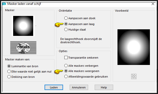 Lagen - Masker laden/opslaan - Masker laden vanaf schijf : 20-20