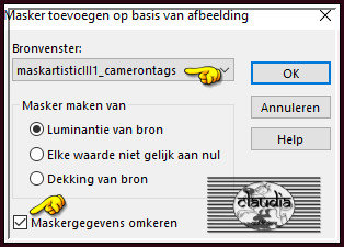 Lagen - Nieuwe maskerlaag - Uit afbeelding :