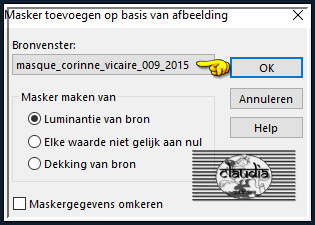 Lagen - Nieuwe maskerlaag - Uit afbeelding :