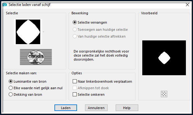 Selecties - Selectie laden/opslaan - Selectie laden vanaf schijf : ByeBye_Summer1