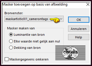 Lagen - Nieuwe maskerlaag - Uit afbeelding :
