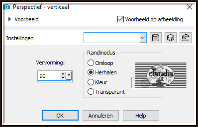 Effecten - Geometrische effecten - Perspectief - verticaal :