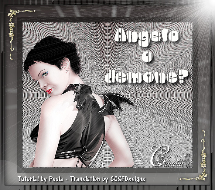 Les : Angelo o demone? (Engel of demon) van Paola