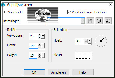 Effecten - Textuureffecten - Gepolijste steen