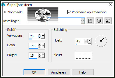 Effecten - Textuureffecten - Gepolijste steen