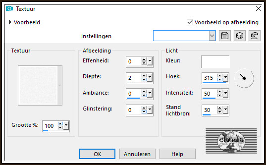 Effecten - Textuureffecten - Textuur