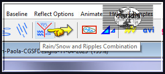 Klik op het icoontje "Rain/Snow and Ripples Combination" :
