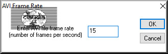 AVI Frame Rate