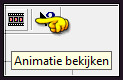 Kijk even hoe de animatie loopt door op het icoontje "Animatie bekijken" te klikken