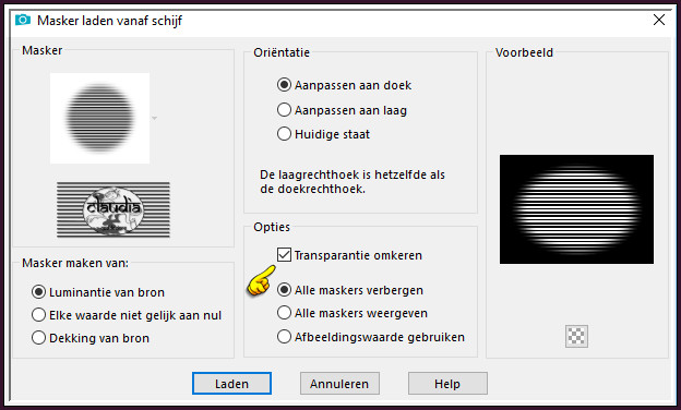 Lagen - Masker laden/opslaan - Masker laden vanaf schijf