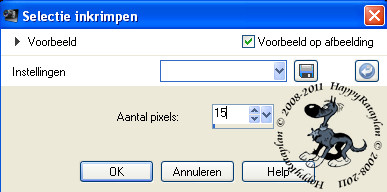 Instelling voor het inkrimpen