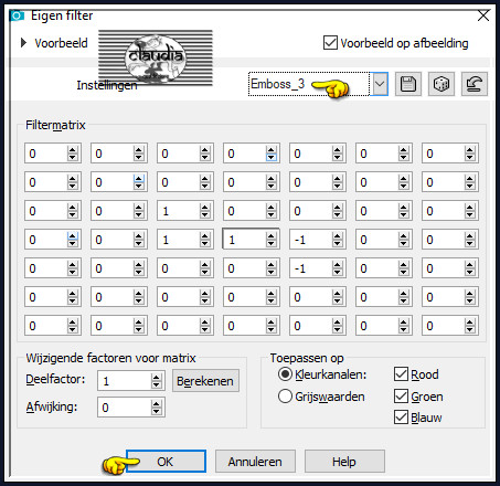 Effecten - Eigen filter - Emboss_3