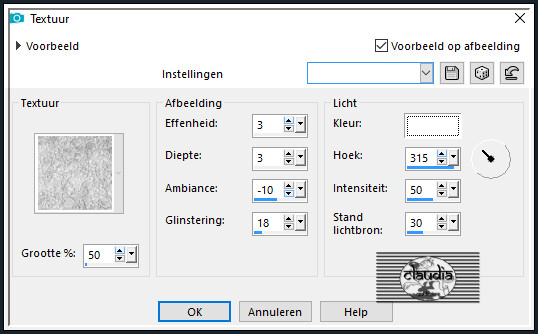 Effecten - Textuureffecten - Textuur