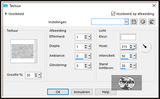 Effecten - Textuureffecten - Textuur : ricepaper