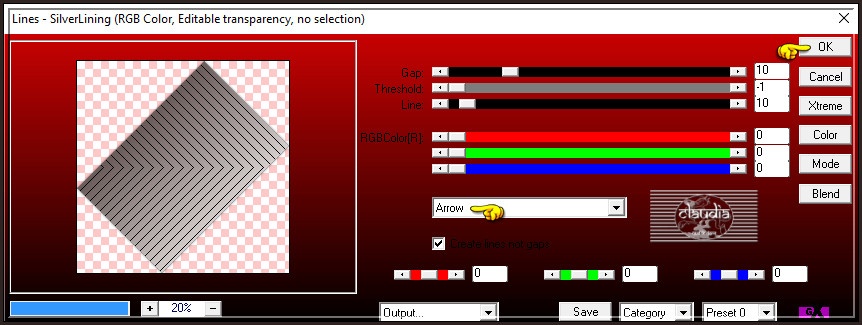 Effecten - Insteekfilters - AP [Innovations] - Lines - SilverLining