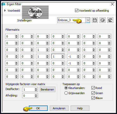 Effecten - Eigen filter - Emboss_3