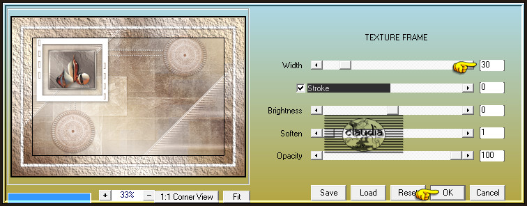 Effecten - Insteekfilters - AAA Frames - Texture Frame