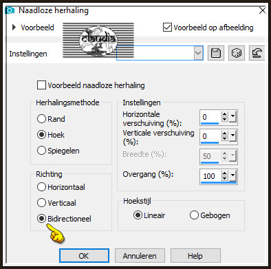 Effecten - Afbeeldingseffecten - Naadloze herhaling