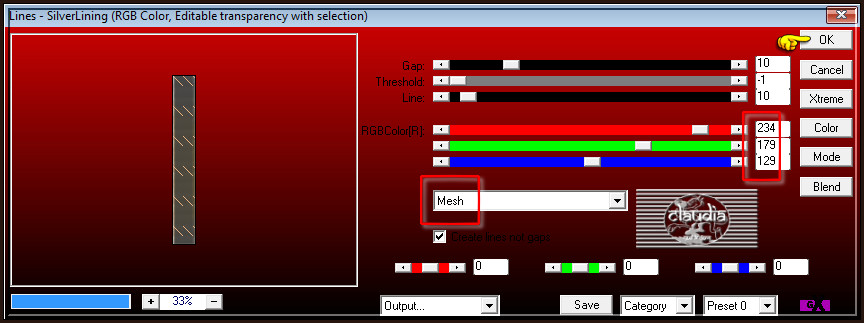 Effecten - Insteekfilters - AP [Lines] - Lines - SilverLining