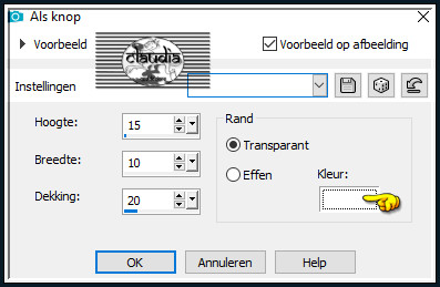 Effecten - 3D-Effecten - Als knop