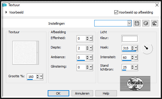 Effecten - Textuureffecten - Textuur