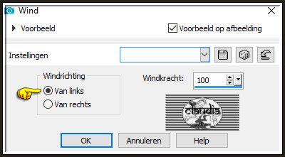 Effecten - Vervormingseffecten - Wind :