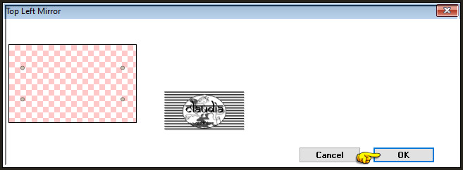 Effecten - Insteekfilters - Simple - Top Left Mirror :
