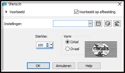 Effecten - Geometrische effecten - Sferisch