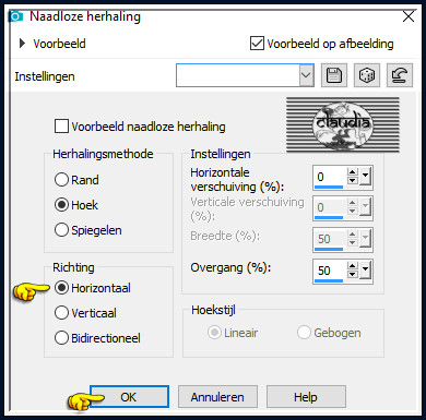 Effecten - Afbeeldingseffecten - Naadloze herhaling :