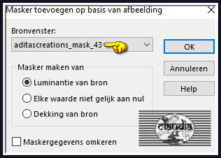 Lagen - Nieuwe maskerlaag - Uit afbeelding :