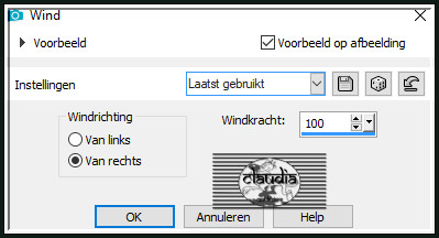 Effecten - Vervormingseffecten - Wind