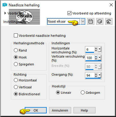 Effecten - Afbeeldingseffecten - Naadloze herhaling