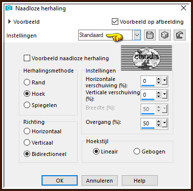 Effecten - Afbeeldingseffecten - Naadloze herhaling