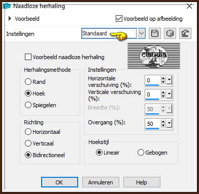 Effecten - Afbeeldingseffecten - Naadloze herhaling