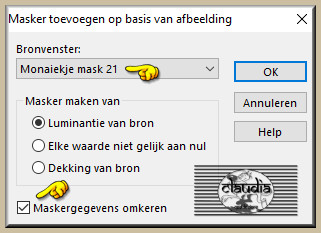 Lagen - Nieuwe maskerlaag - Uit afbeelding