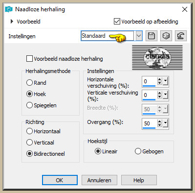 Effecten - Afbeeldingseffecten - Naadloze herhaling