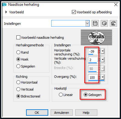 Effecten - Afbeeldingseffecten - Naadloze herhaling