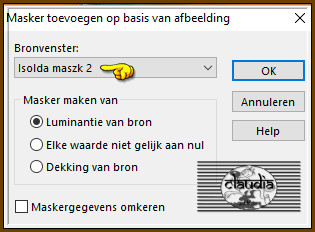 Lagen - Nieuwe maskerlaag - Uit afbeelding