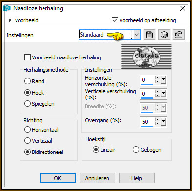 Effecten - Afbeeldingseffecten - Naadloze herhaling 