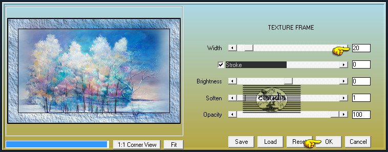 Effecten - Insteekfilters - AAA Frames - Texture Frame