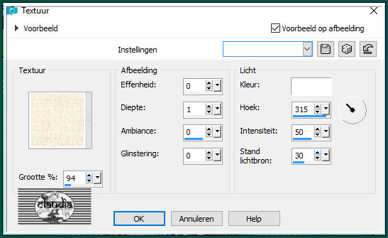 Effecten - Textuureffecten - Textuur 