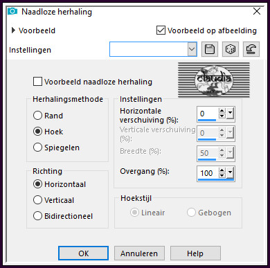 Effecten - Afbeeldingseffecten - Naadloze herhaling