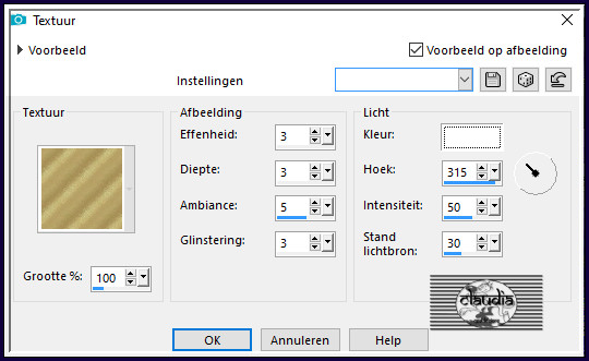 Effecten -Textuureffecten - Textuur