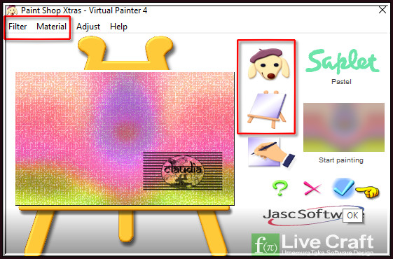 Effecten - Insteekfilters - Virtual Painter - Virtual Painter 4